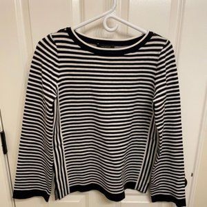 Ann Taylor navy stripe sweater